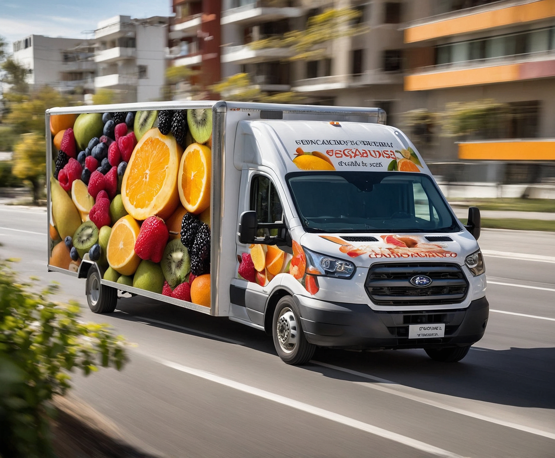 Transporte refrigerado de productos alimenticios
